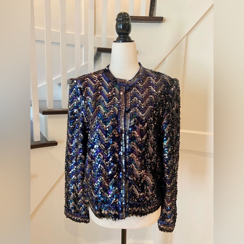 Vintage Glam!  Sequins Jacket by Edith Flagg